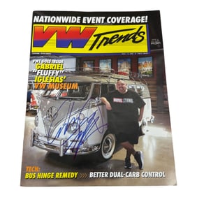 VW Trends Magazine Signed by Gabriel 'Fluffy' Iglesias