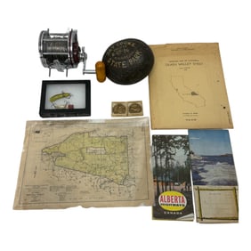 Vintage Fishing & Travel Ephemera Mixed Lot