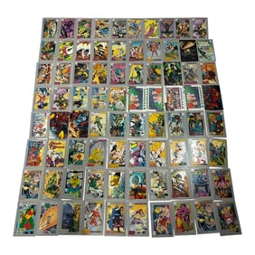 Vintage DC Trading Cards Sheet of 70+