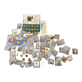 Collection of Vintage Pins and Badges Lot of 50+