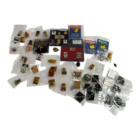 Mixed Lot of Vintage Pins and Badges 40+ Pieces