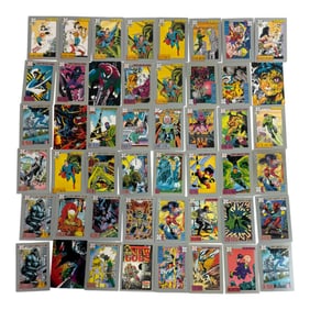 Vintage DC Comic Trading Cards Lot of 40