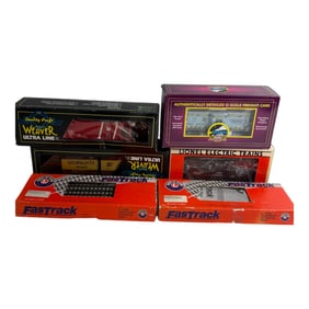 Weaver & Lionel O Scale Train Cars with FasTrack