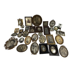 Collection of Antique Portrait Photographs 25+