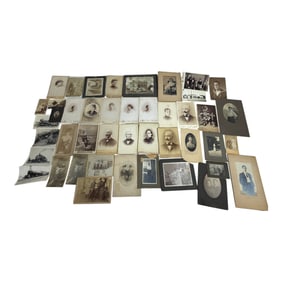 Antique Photographs & Cabinet Cards Lot of 40+