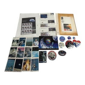 NASA Space Memorabilia & Political Pins Mixed Lot