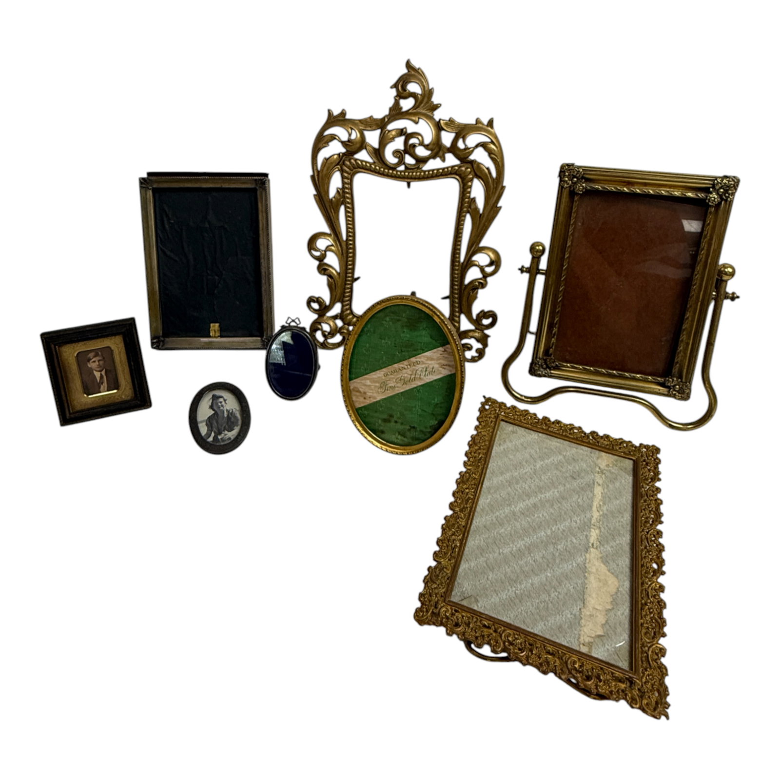 Group of Antique Photo Frames  Lot of 7 (1 of 5)