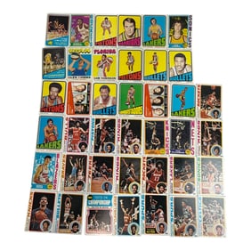 Collection of Vintage Basketball Trading Cards Lot of 40+