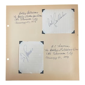 Bobby Goldsboro & B.J. Thomas Autographs