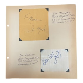 Ben Murphy & Dom DeLuise Autographs