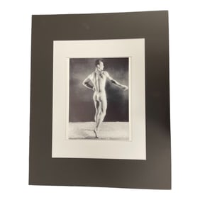 Vintage Male Physique Photograph Nude Pose