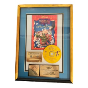 Disney's Hunchback of Notre Dame Sing-Along Gold Record Award