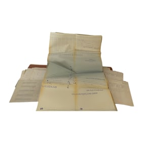 Collection of Vintage Aircraft Engineering Blueprints