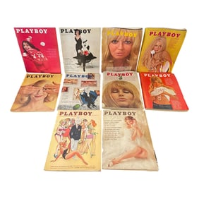 Vintage Playboy Magazine Collection (10 Issues)
