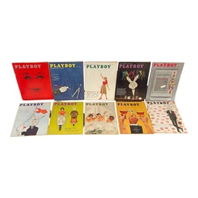 Vintage Playboy Magazine Collection 10 Issues