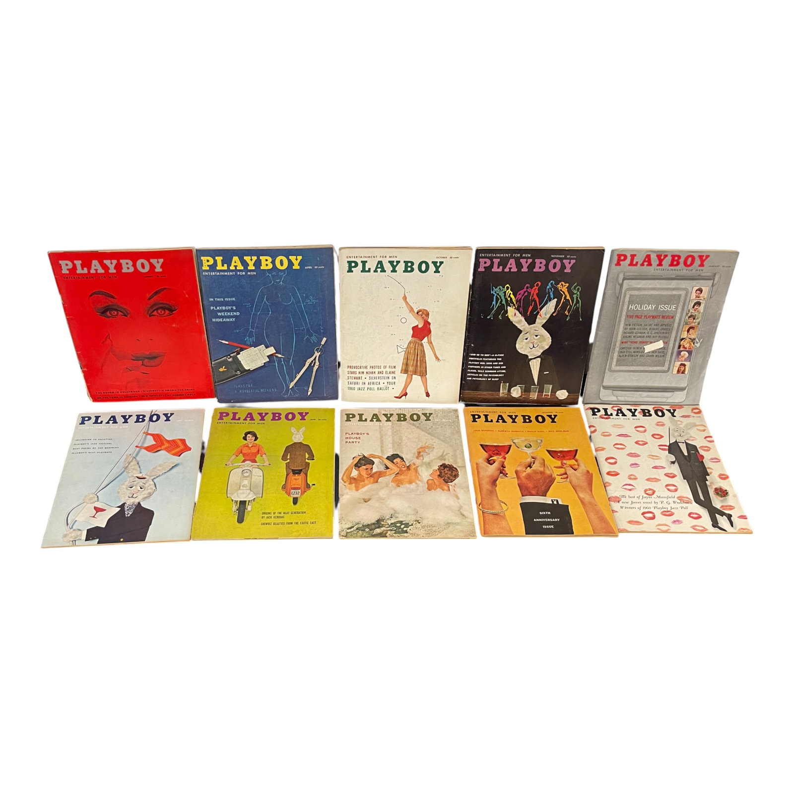 Vintage Playboy Magazine Collection  10 Issues (1 of 4)