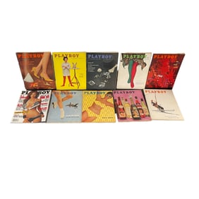 Vintage Playboy Magazine Collection 10 Issues