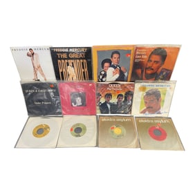 Collection of Queen and Freddie Mercury Vinyl Records