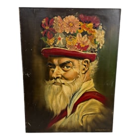 Dorothy Niederhuth Oil Painting 'The Festival Hat'