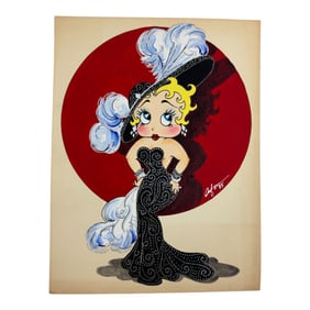 Betty Boop Style Painting