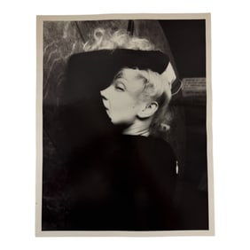 Photograph of Marilyn Monroe close-up portrait by Milton H. Greene