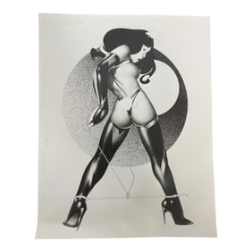 Erotic Fetish Illustration Print