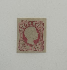 Brazil 25 Reis Red Stamp