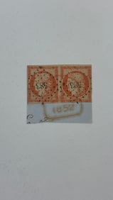 France 40c Ceres Pair