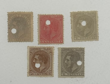 Spain Telegraph Issues Stamps
