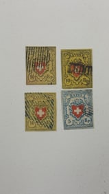 Switzerland Rayon Group Stamps