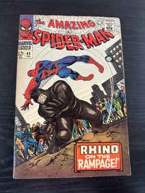 Amazing Spider-Man #43 — Rhino on the Rampage (1966)