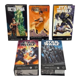 Star Wars Toys Comic Series Figures Lot