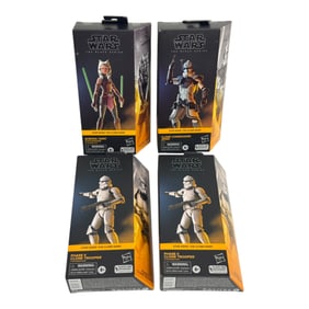 Star Wars Toys Clone Wars Ahsoka Jesse & Clone Troopers