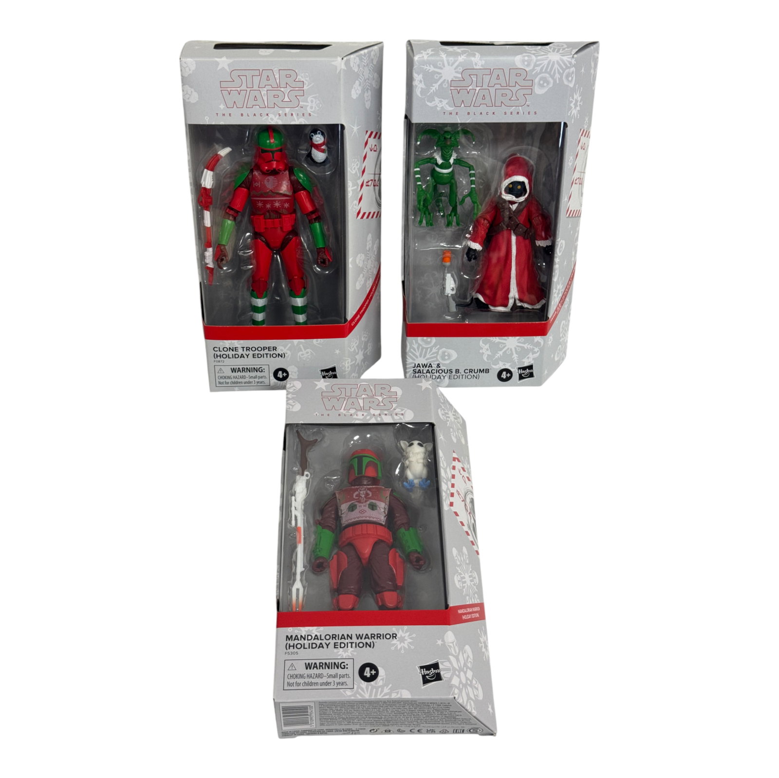 Star Wars Toys Holiday Edition Clone Trooper Jawa Mandalorian (1 of 4)