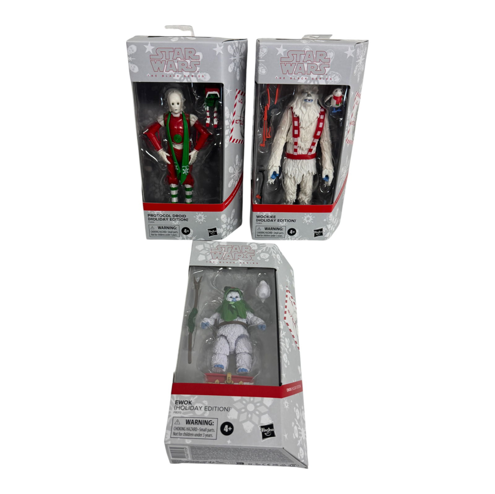 Star Wars Toys Holiday Edition Protocol Droid Wookiee Ewok (1 of 4)