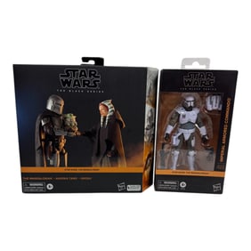 Star Wars Toys Black Series Mandalorian Ahsoka Grogu & Imperial Commando