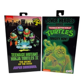 TMNT Toys NECA Super Shredder & Sewer Heroes Toxicity Now