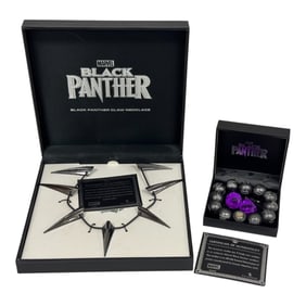 Marvel Black Panther Claw Necklace & Kimoyo Beads with Certificates