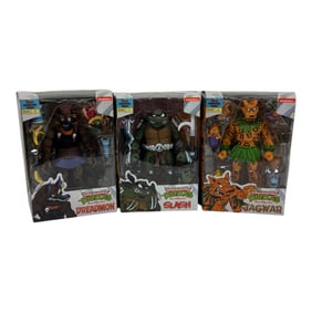 Teenage Mutant Ninja Turtles Adventure Figures – Dreadmon, Slash & Jagwar