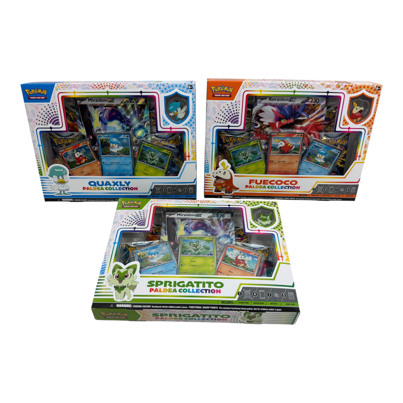 Pokemon Paldea Collection Box Set (Quaxly, Fuecoco, Sprigatito) (1 of 5)