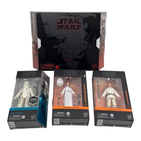 Star Wars Black Series Leia, Luke & Set