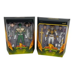 Power Rangers Green Ranger & White Ranger Toys
