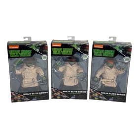 TMNT Ninja Elite Series Disguise Figures Lot of 3