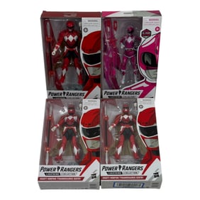 Power Rangers Lightning Collection Red & Pink Figures