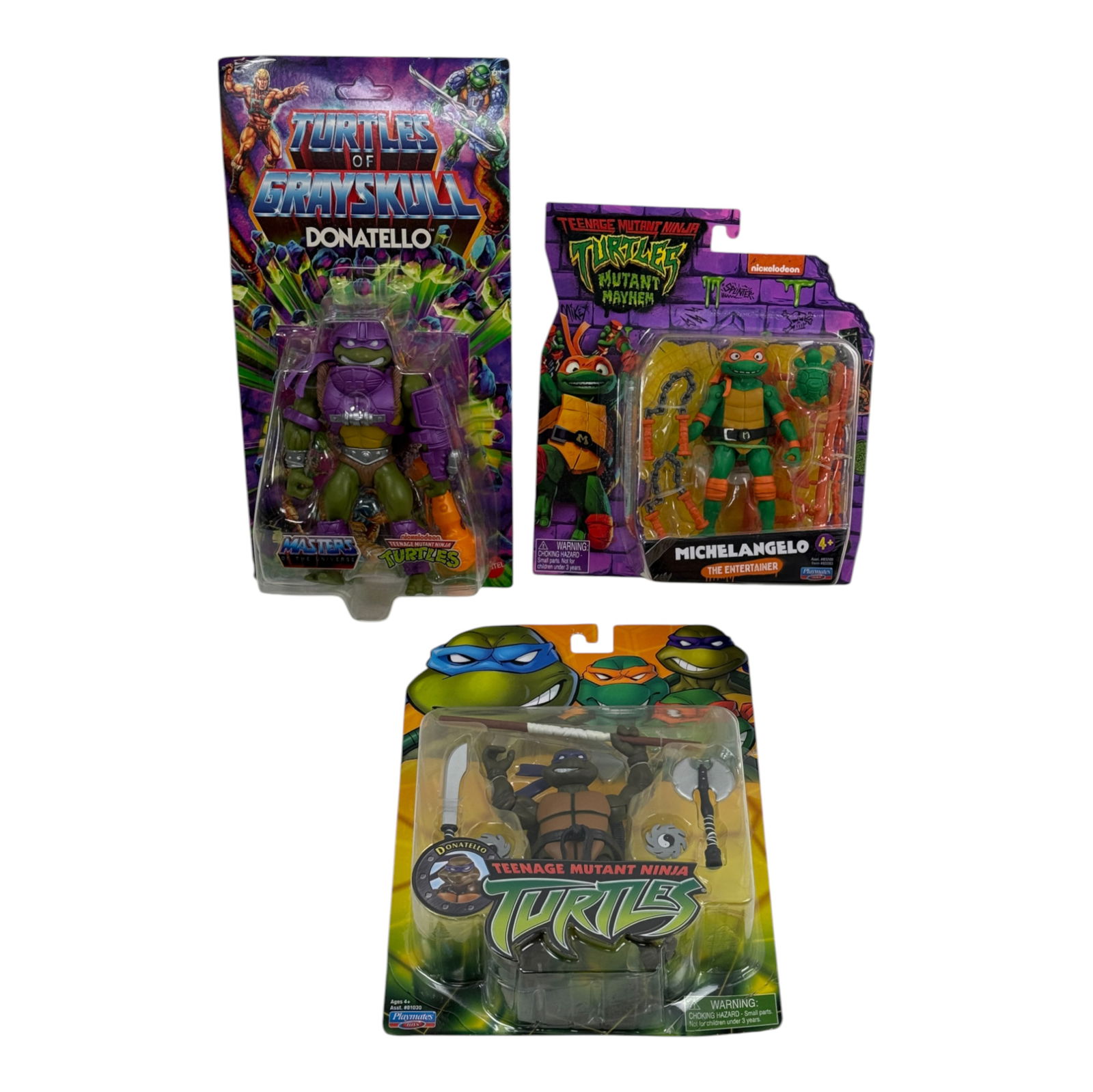TMNT Donatello Michelangelo Retro Action Figures (1 of 4)