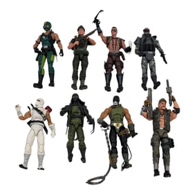 GI Joe Classified Series Figures Lot of 8 with Gear