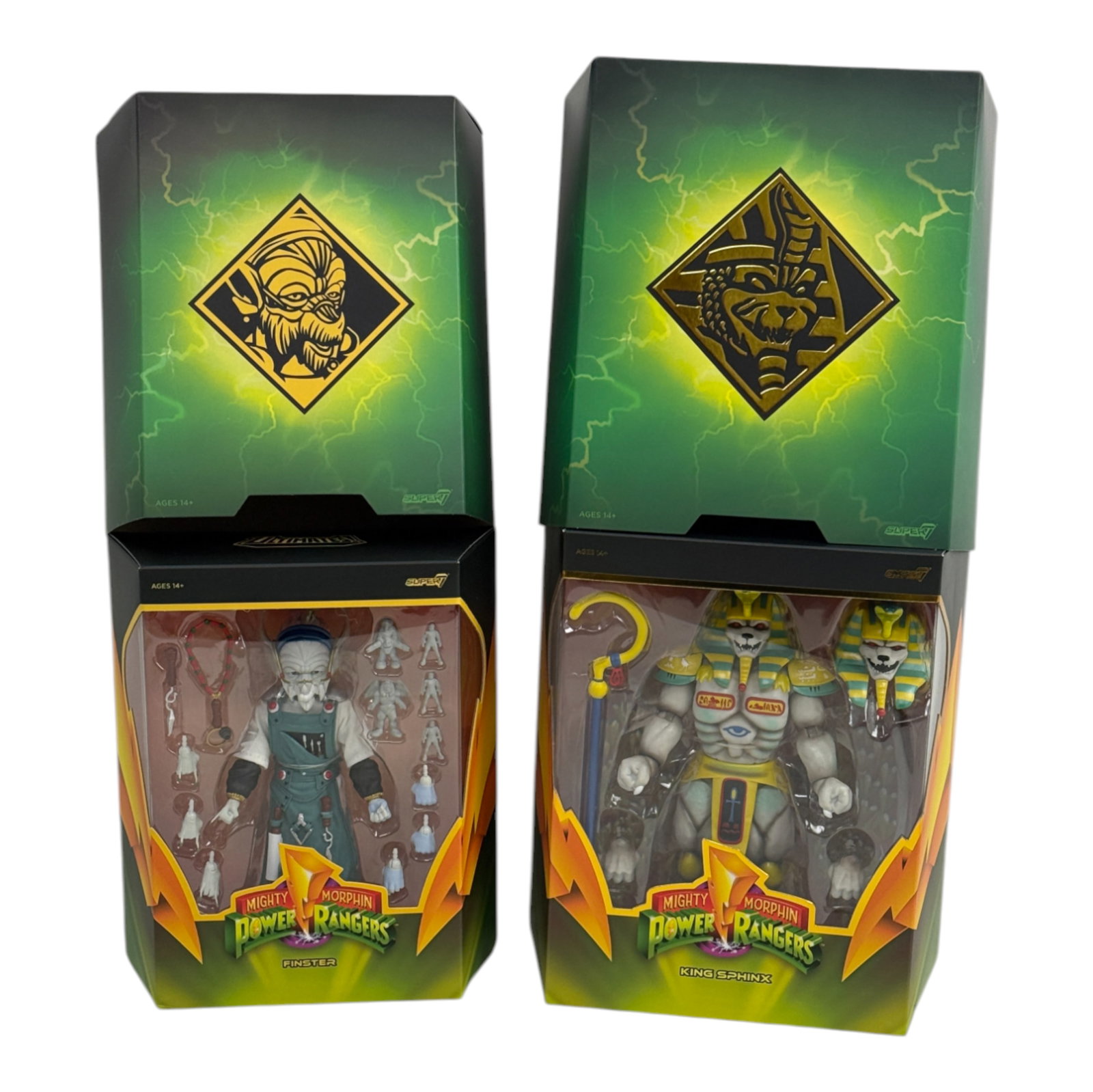 Power Rangers Super7 Ultimates Finster & King Sphinx Figures (1 of 5)