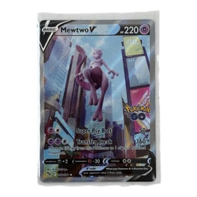 Pokemon TCG Mewtwo V Full Art Promo Card