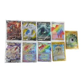 Pokemon TCG Mixed Full Art Holo Cards Lot of 10