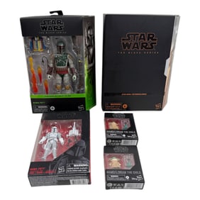 Star Wars Boba Fett Black Series & The Child Figures